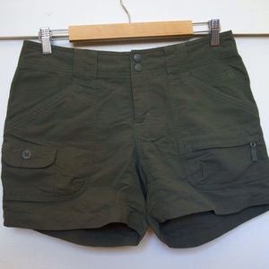 North Face Paramount Moraine Hiking Shorts, Olive green
